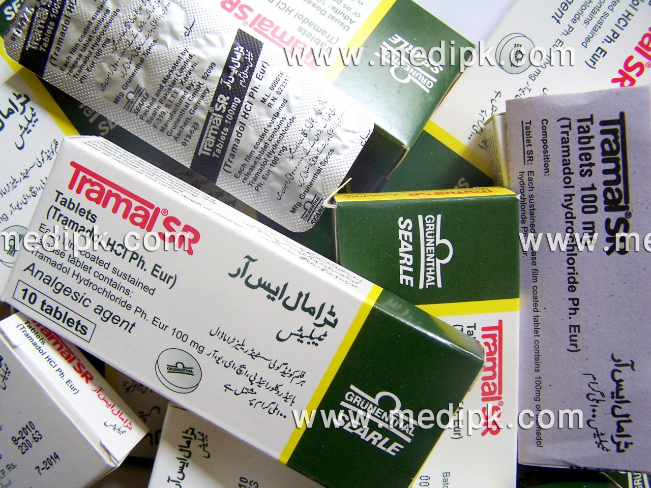 Tramadol 100mg 100 Tablets / 10 Strips