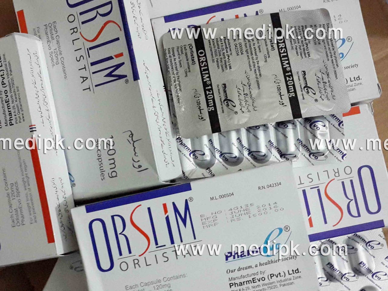Orslim Orlistat 120mg 30 Capsules / Strip